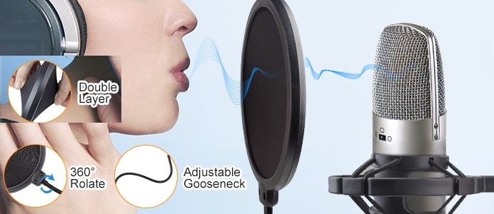 Heavy Duty Microphone Arm Microphone Stand Suspension Scissor Boom