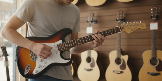 Picking up a guitar for the first time is exciting