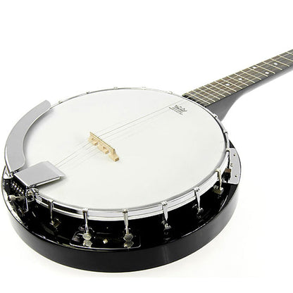 Karrera 5 String Resonator Banjo - Black