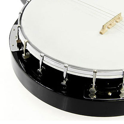 Karrera 5 String Resonator Banjo - Black