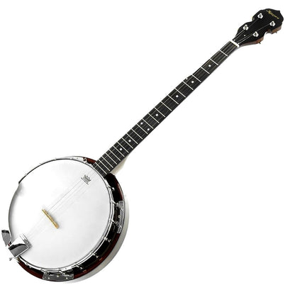Karrera 5 String Resonator Banjo - Brown