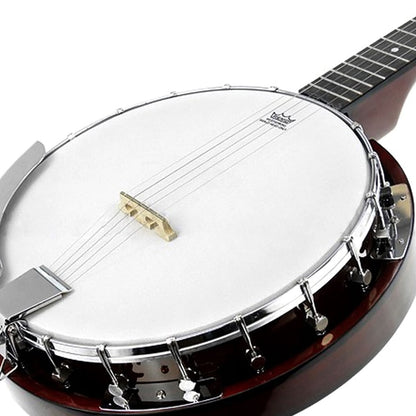 Karrera 5 String Resonator Banjo - Brown