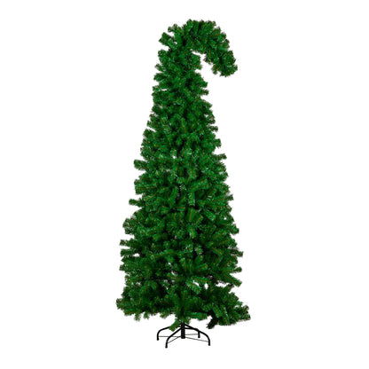 Bad Santa 1.2m Curved Multicolour Pre-Lit Christmas Tree with 550 Tips