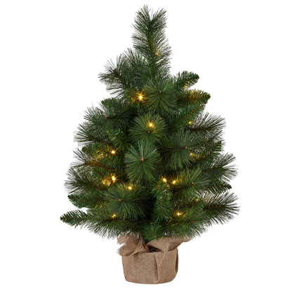 Christabelle 61cm Battery-Operated Christmas Tree with Multi-Function Lights - Dorset Pine
