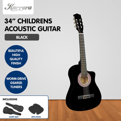 Karrera Childrens Acoustic Guitar Kids - Black