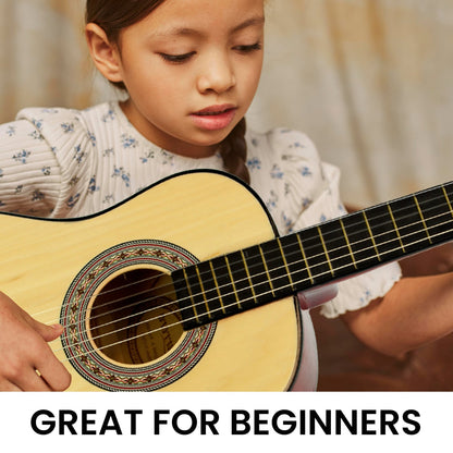 Childrens Guitar  Wooden Karrera 34in Acoustic - Natural