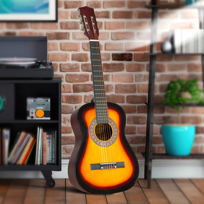 Childrens Guitar Karrera 34in Acoustic Wooden - Sunburst