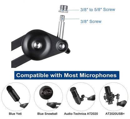 Heavy Duty Microphone Arm Microphone Stand Suspension Scissor Boom