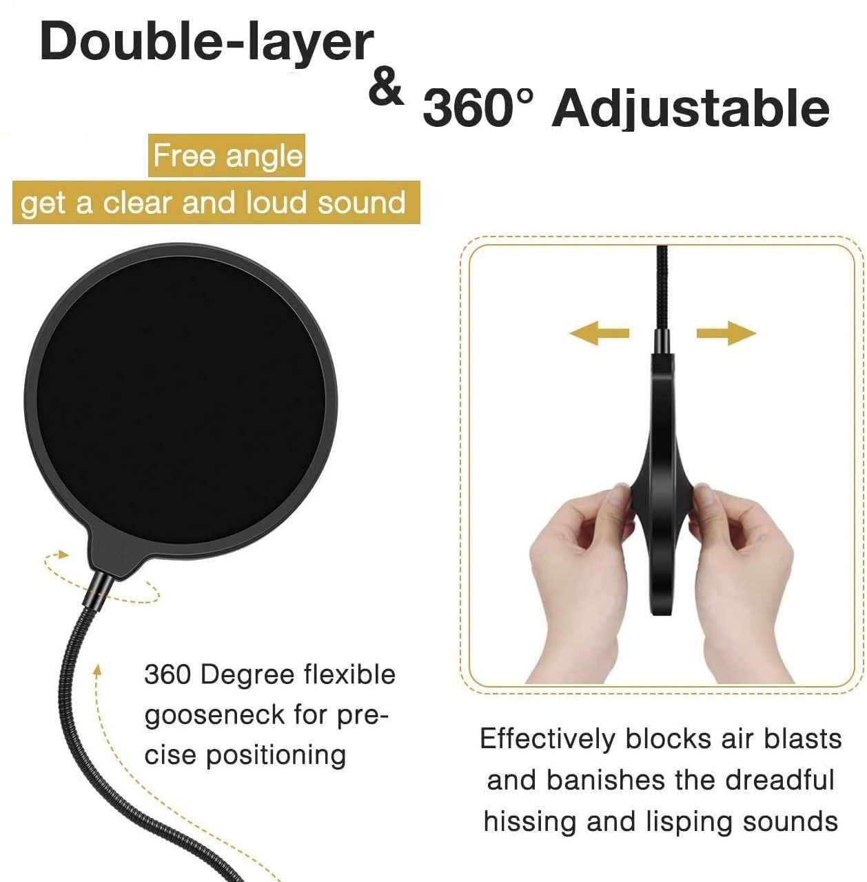 Heavy Duty Microphone Arm Microphone Stand Suspension Scissor Boom