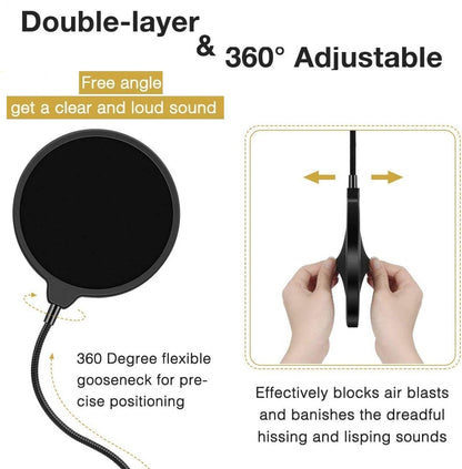 Heavy Duty Microphone Arm Microphone Stand Suspension Scissor Boom