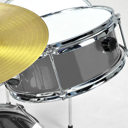 Childrens 4pc Drum Kit - Silver